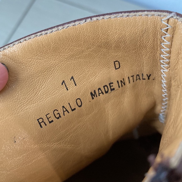 Nordstrom Mens Italian Made Soft Supple Leather Regalo Boots side Zip Size 11 - Picture 14 of 16